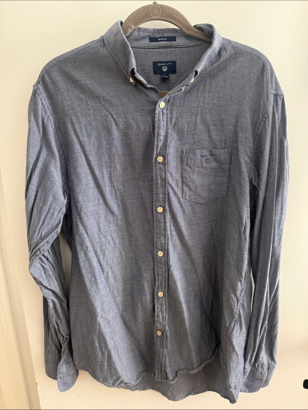 Gant Men's Button-Down Shirt — Gray